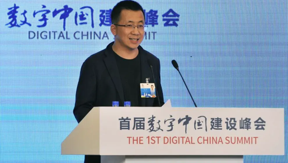 Zhang Yiming, CEO of TikTok parent company who fell down 17%
