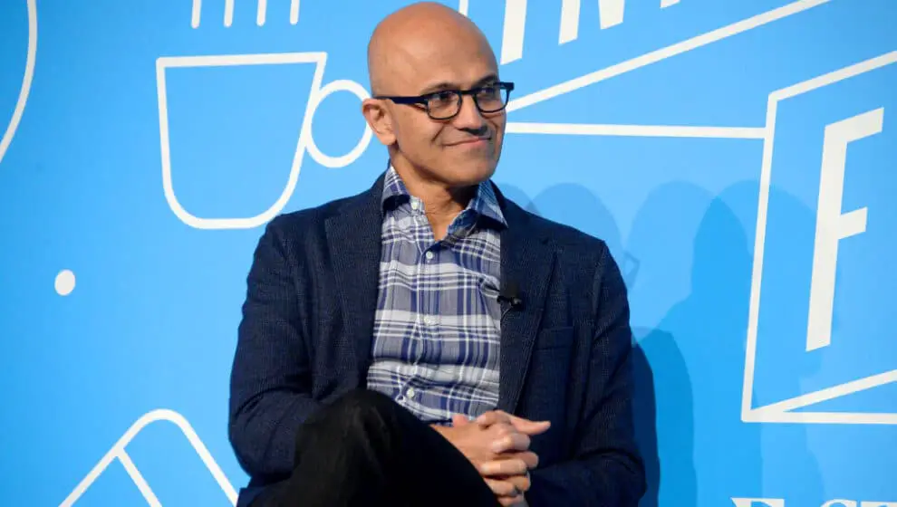 The tech industry is facing a slowdown, and Microsoft CEO Satya Nadella says the next two years will be challenging