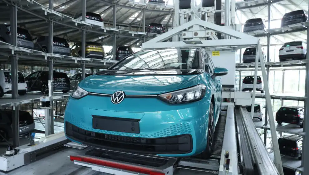 Volkswagen ID.3 electric vehicle following assembly