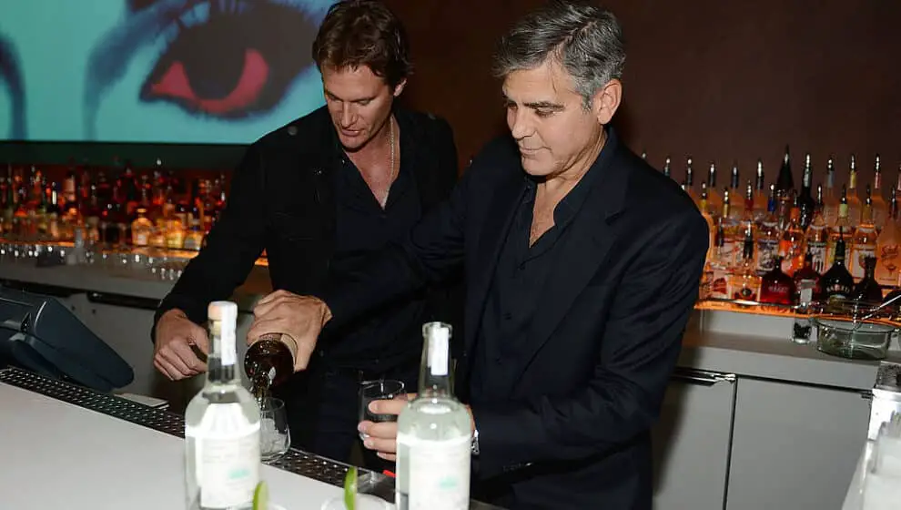 Casamigos Tequila founders Rande Gerber (left) and George Clooney (right)