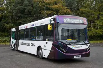 The world’s first fleet of autonomous commuter buses will begin picking up passengers in Scotland next month